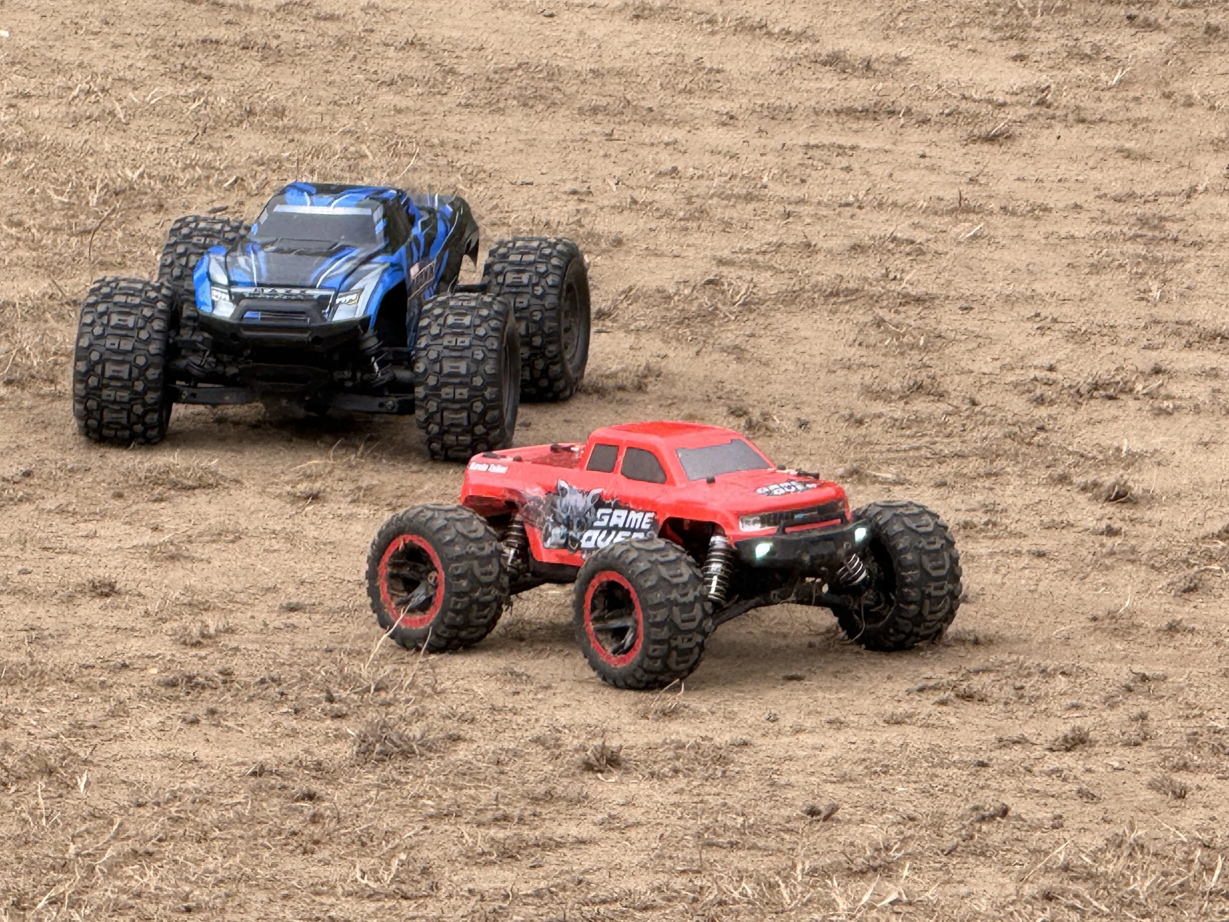 Remote-control cars ready to race